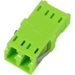 LWL-Kupplung LC-Buchse/LC-Buchse 50/125u Multimode duplex PVC lime Green ohne (S215509)