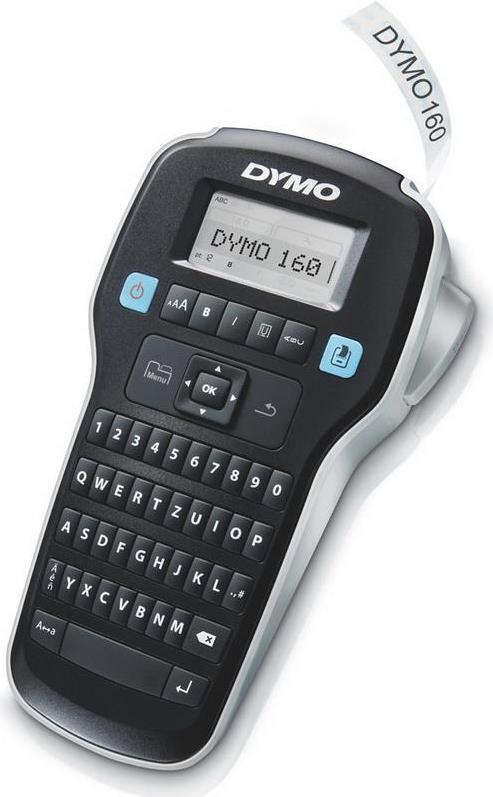 Dymo LabelManager 160 Etikettendrucker Thermotransfer 180 x 180 DPI QWERTZ Schwarz/Silber