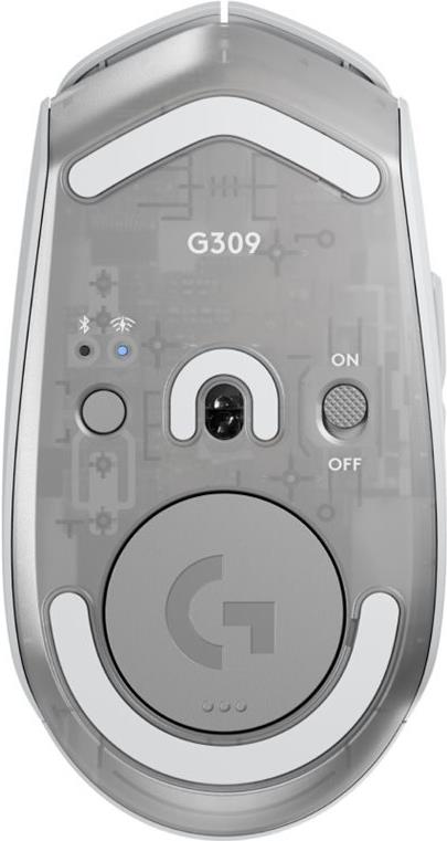 Logitech G G309 LIGHTSPEED Kabellose Gaming-Maus mit HERO 25K-Sensor Weiß