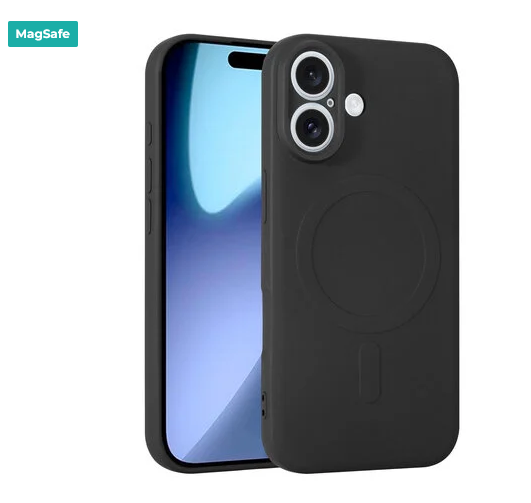 Backcover MagSafe für iPhone 17 Farbe: schwarz, matt Veredelung: keine Material: TPU (MG-BCMSIP17 )