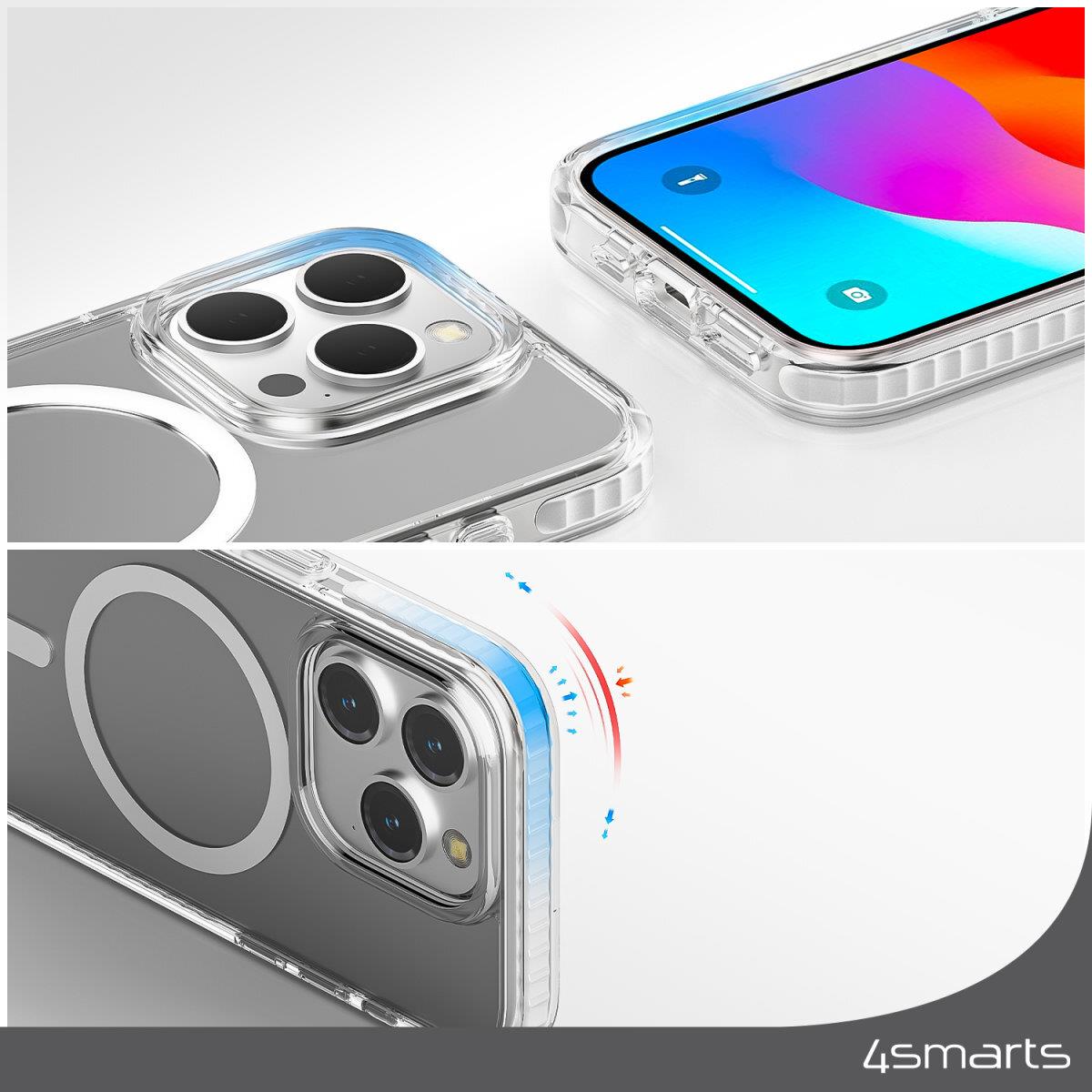 4SMARTS Hybrid Case Guard 3m Drop für Apple iPhone 15 Plus MagSafe-kompatibel