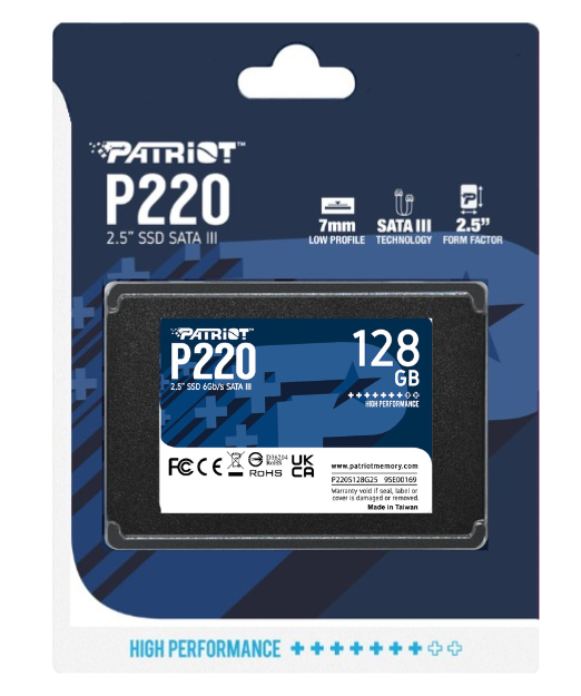 Patriot P220 128 GB SSD 2.5" SATA