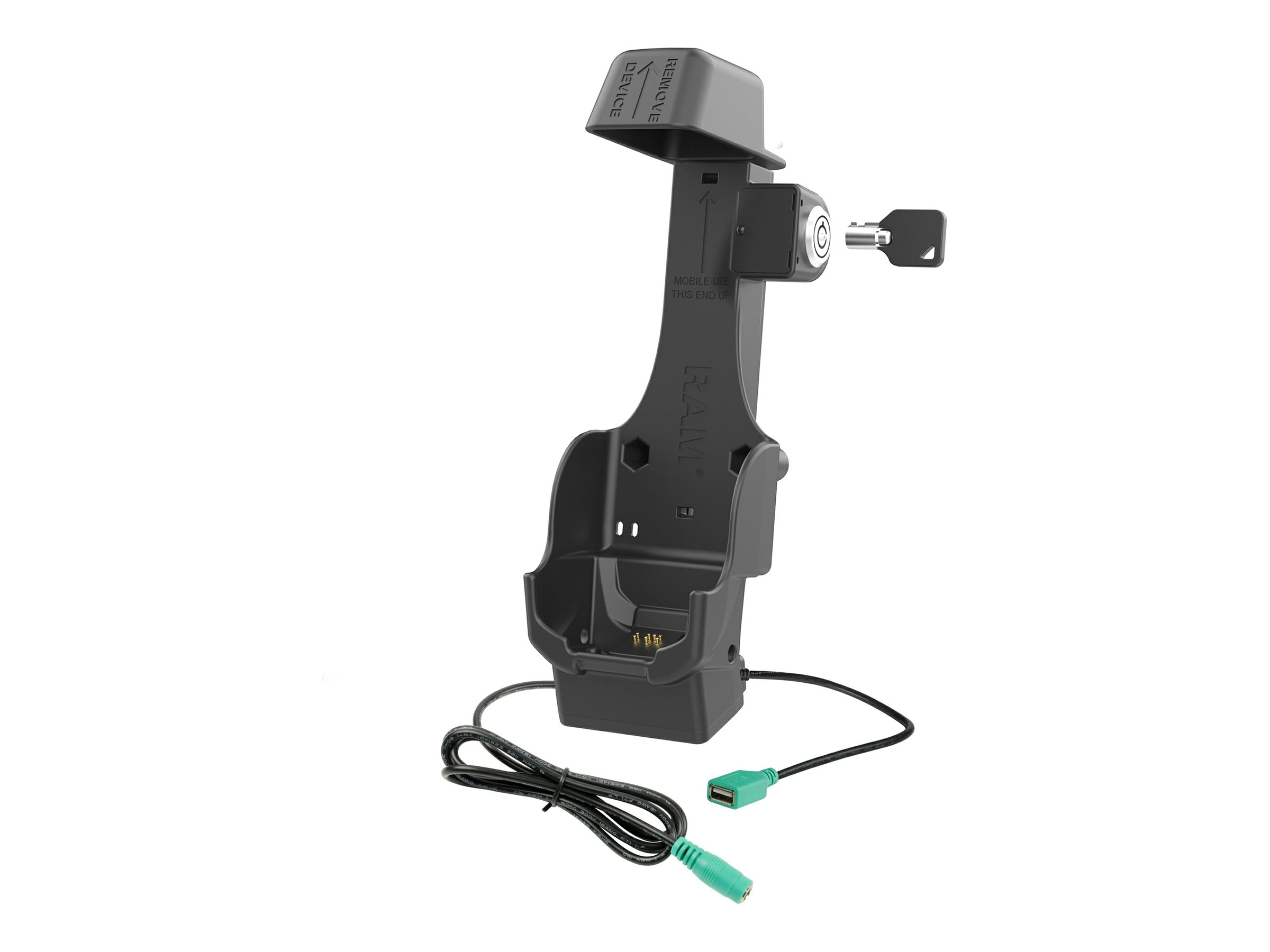 RAM RAM-HOL-ZE26PDLU Docking Cradle für Zebra TC8300 Schwarz