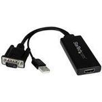 StarTech.com VGA to HDMI Adapter with USB Audio & Power (VGA2HDU)