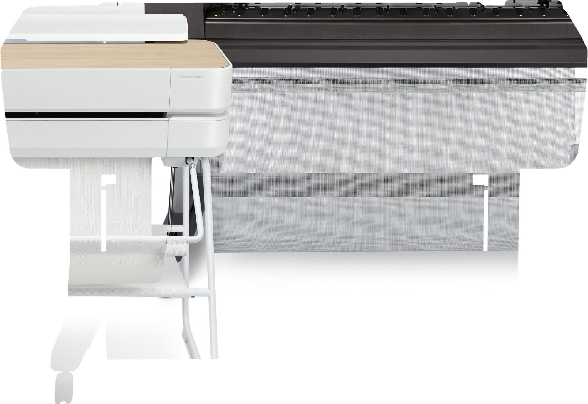 HP DesignJet T230 24" Großformatdrucker Tintenstrahl Farbe 2400 x 1200 dpi LAN WLAN Schwarz/Grau