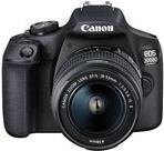 Canon EOS 2000D Digitalkamera SLR 24.1 MPix APS C 1080p 30 BpS 3x optischer Zoom EF S 18 55 mm IS II und EF 75 300 mm III Objektive Wi Fi, NFC  - Onlineshop JACOB Elektronik