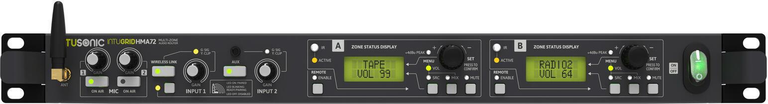 INTUSONIC HMA72 2-Zonen Audio Router (12604187)