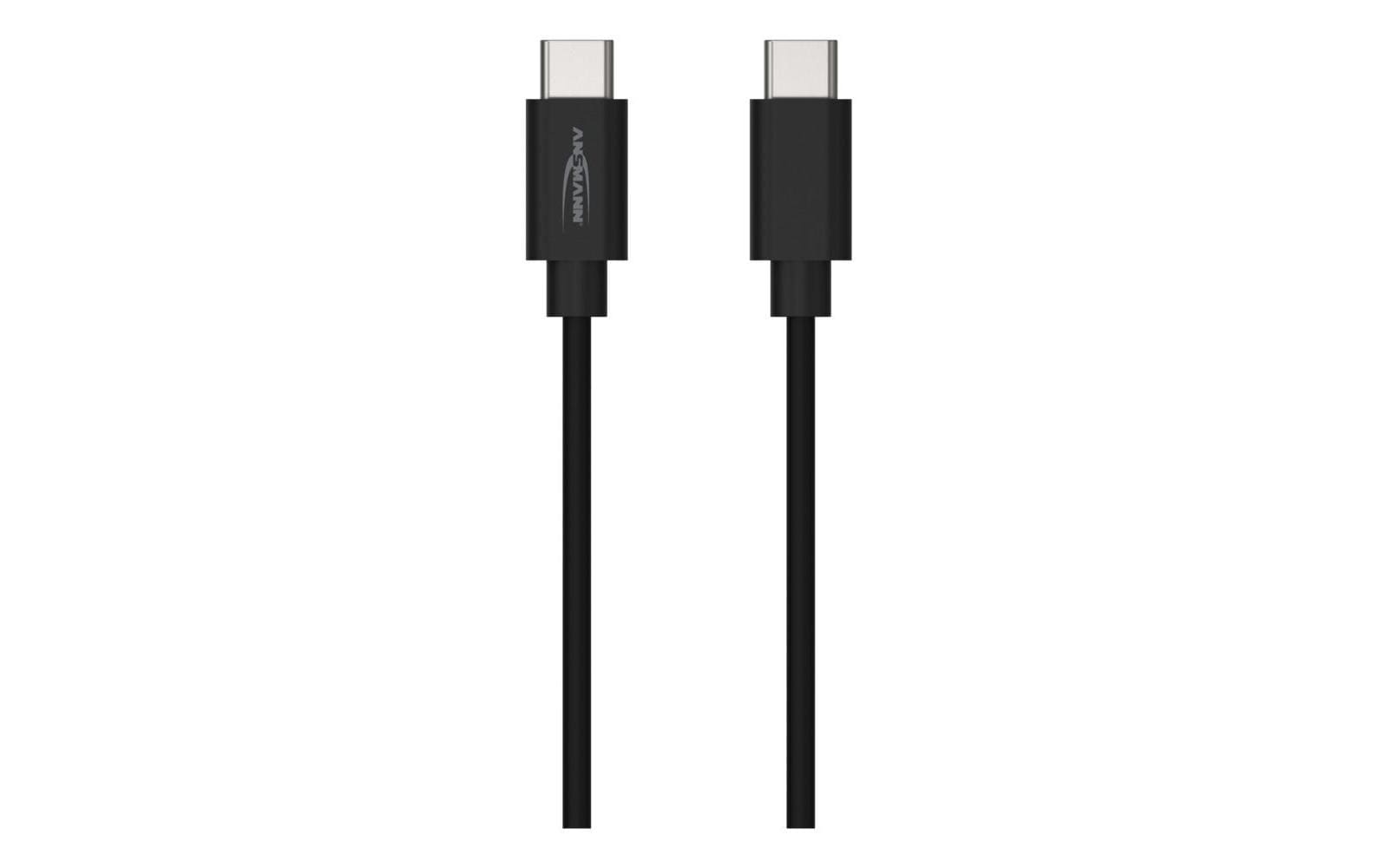 Ansmann 1700-0121 USB-Kabel 0,12 m USB-C Schwarz