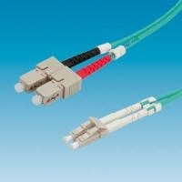 VALUE LWL-Kabel 50/125µm OM3, LC/SC, türkis 3m (21.99.8713)