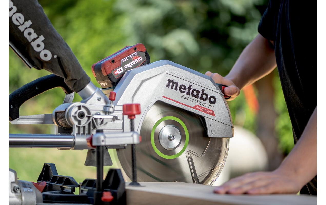 Metabo KGS 18 LTX BL 305 Akku-Kapp- und Gehrungssäge 18 V Solo