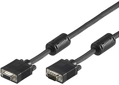 Verlängerung S-VGA Stecker auf Buchse, schwarz, 1,8m, Good Connections® (P-4321)