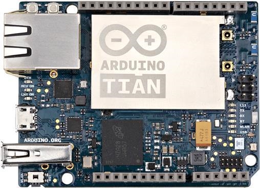 Arduino Tian Entwicklungsplatine 560 MHz Atheros AR9342 A000116 geöffnet