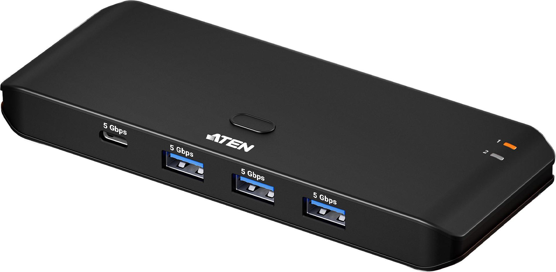ATEN US5324 USB 3.2 Umschalter 2x4 Sharing Switch (2x Host A+C / 4x Device) (US5324)