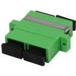 LWL-Kupplung,SC(APC)-Buchse/SC(APC)-Buchse, 9/125u Singlemode, duplex, PVC, OS2, Keramikhülse, mit Flansch, Synergy 21 (S215561)