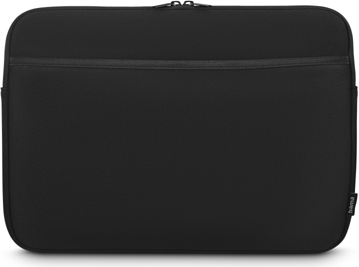Hama Laptop-Sleeve Neoprene mit Vorderfach, 36 - 40 cm (14,1-15,6), Schwarz (00227069)