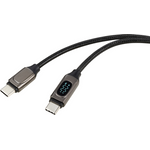 Renkforce USB-Kabel USB 2.0 USB-C® Stecker, USB-C® Stecker 2.00 m Silber (metallic) RF-6249498 (RF-6249498)