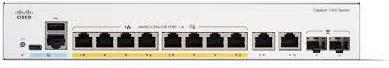 CISCO Catalyst 1300 8-Port Switch / Data-Only / 2 x 1G SFP Uplinks / external power supply (C1300-8T-E-2G) (geöffnet)