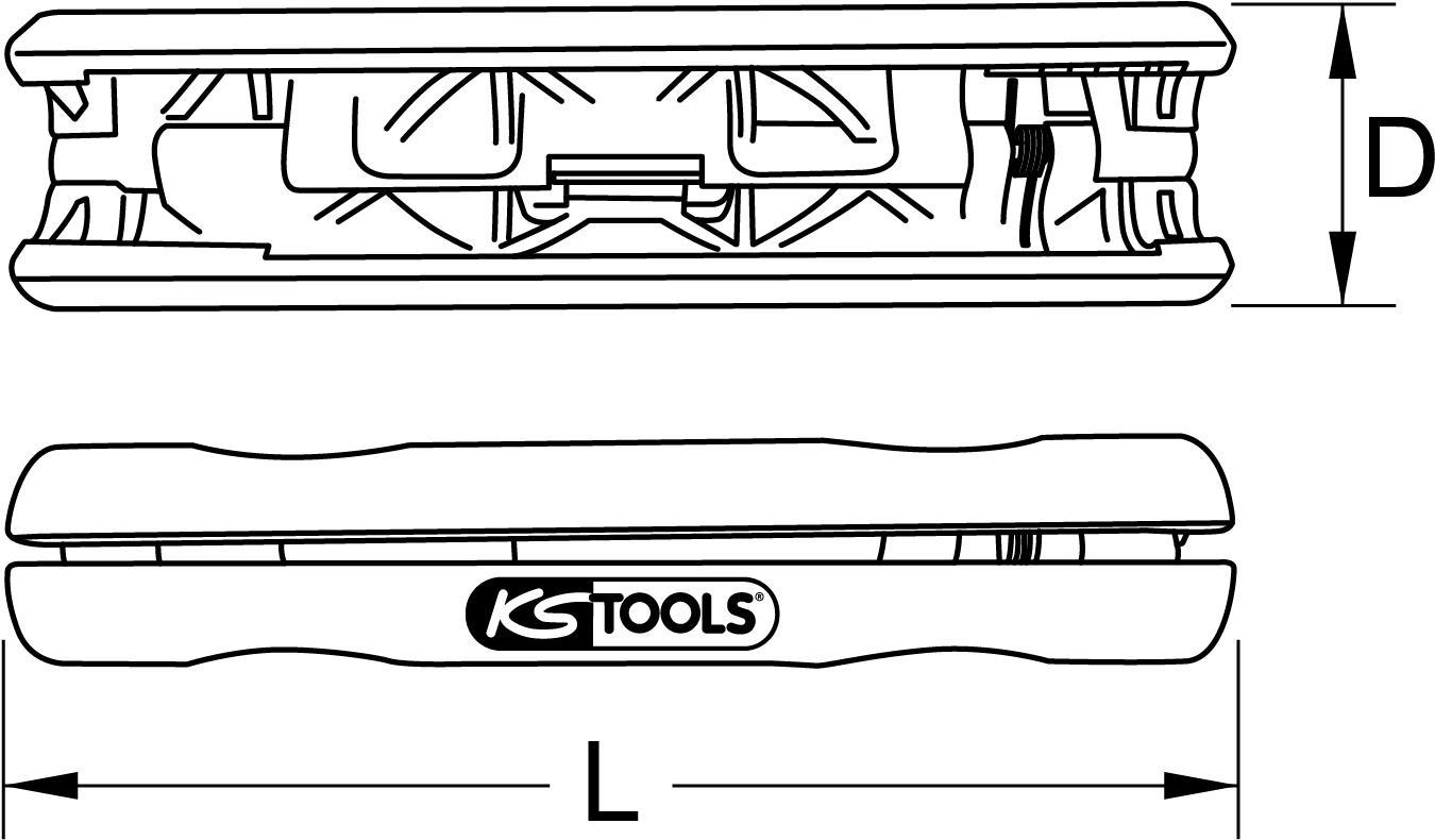 KS TOOLS Coaxial-Abisolierer, 4,8-7,5mm (115.1002)