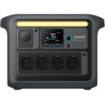 Anker SOLIX C1000X Tragbare Powerstation 1056 Wh 1800 W LiFePO4 Schwarz/Grau (A1761311) (geöffnet)
