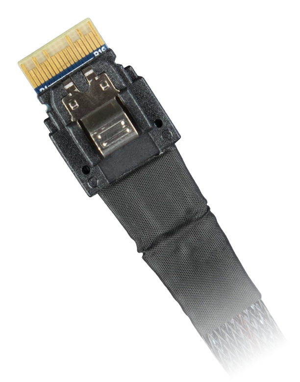ICY Dock MB323L-B Internes SAS-Kabel SlimSAS 4i SFF-8654 50 cm Schwarz