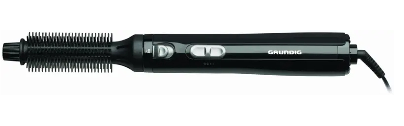 Grundig HS 3020 Warmluftbürste mit Lockenfunktion Schwarz/Silber 400 W