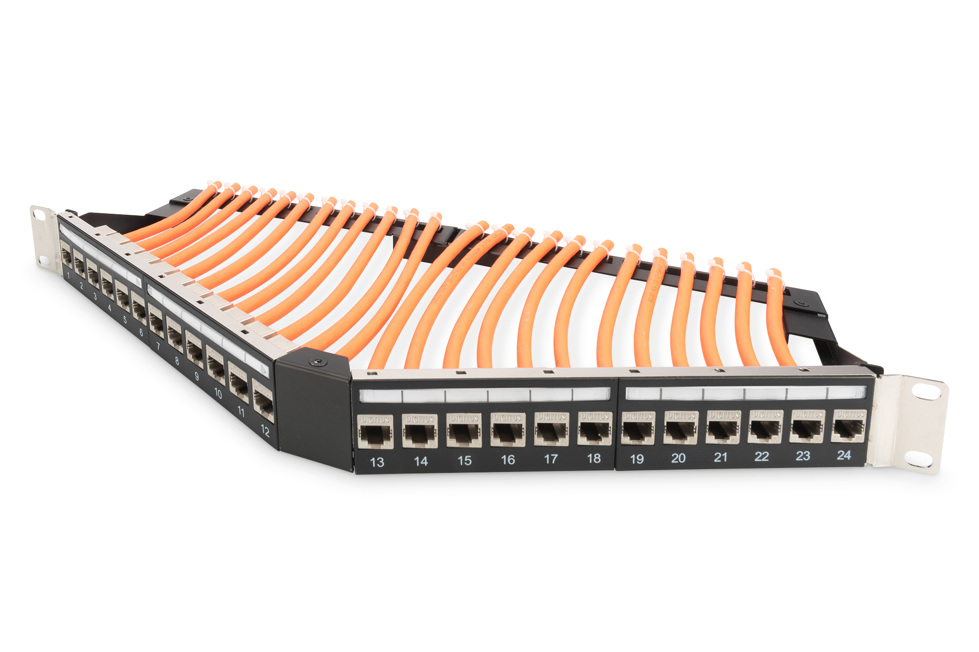 Digitus DIGITUS Professional DN-93617-24 CAT 6a STP Keystone Modul 500 MHz Set 24 Stück Silber