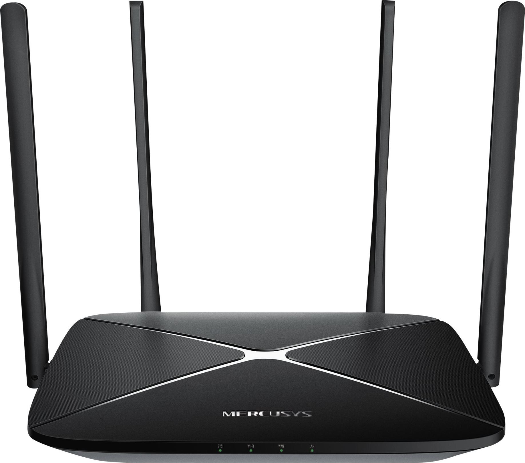 Mercusys AC12G WLAN-Router Wi-Fi 5 Dual-Band Gigabit Schwarz