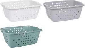 EDA Wäschekorb PRIMA, 45 Liter, PP, grau Maße: (B)620 x (T)444 x (H)248 mm - 1 Stück (010654 G.BT)