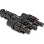 DeLOCK 60024 Kabeladapter 1 x DL4 3 x DL4 Schwarz (60024)