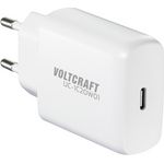 Voltcraft UC-1C20W01 USB-Ladegerät 20 W USB-C PD 3.0 GaN Steckernetzteil Weiß