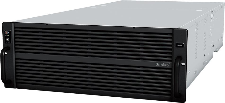 Synology High Density HD6500 NAS-Server 60 Schächte 64 GB RAM 4U Schwarz