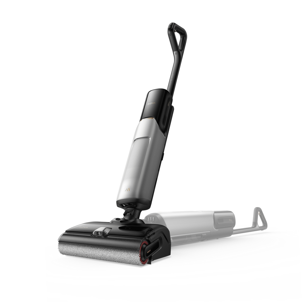 MOVA X4 Plus Nass- und Trockensauger 450 W 20.000 Pa 45 min Akku Schwarz, Silber