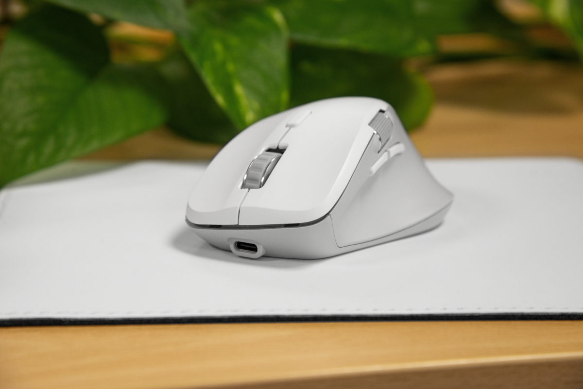 SPEEDLINK LIBERA Rechargeable kabellose Maus, Bluetooth + 2,4 GHz, Silent, 5 Tasten, Weiß