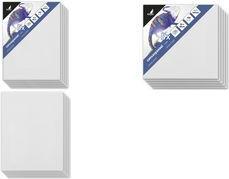 kangaro Leinwand / Canvas Panel, 100 x 100 mm, weiß aus 100% Baumwolle, Stärke: 3 mm, geklebt auf säurefreien - 1 Stück (K-801010)