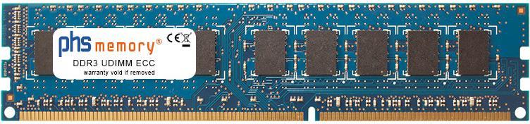 PHS-MEMORY 4GB RAM Speicher für Supermicro SuperServer 2027PR-DNCFR DDR3 UDIMM ECC 1333MHz (SP262655