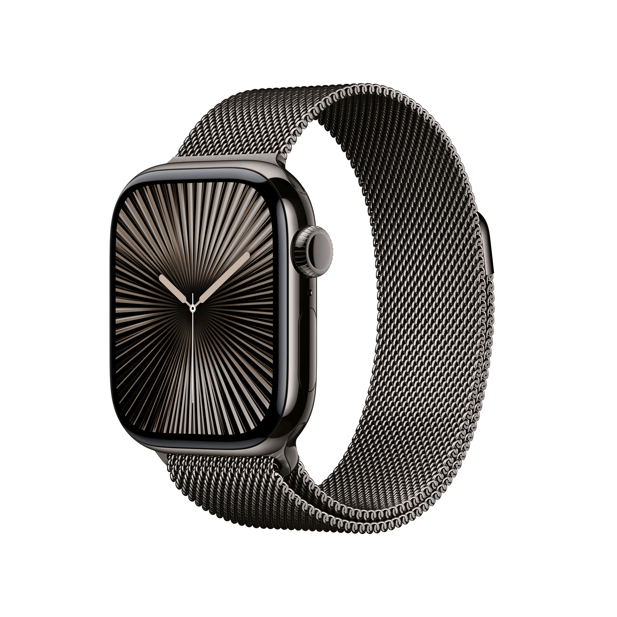 Apple Watch Series 10 GPS + Cellular 42mm Slate Titanium Case mit Slate Milanese Band (MX053QF/A)