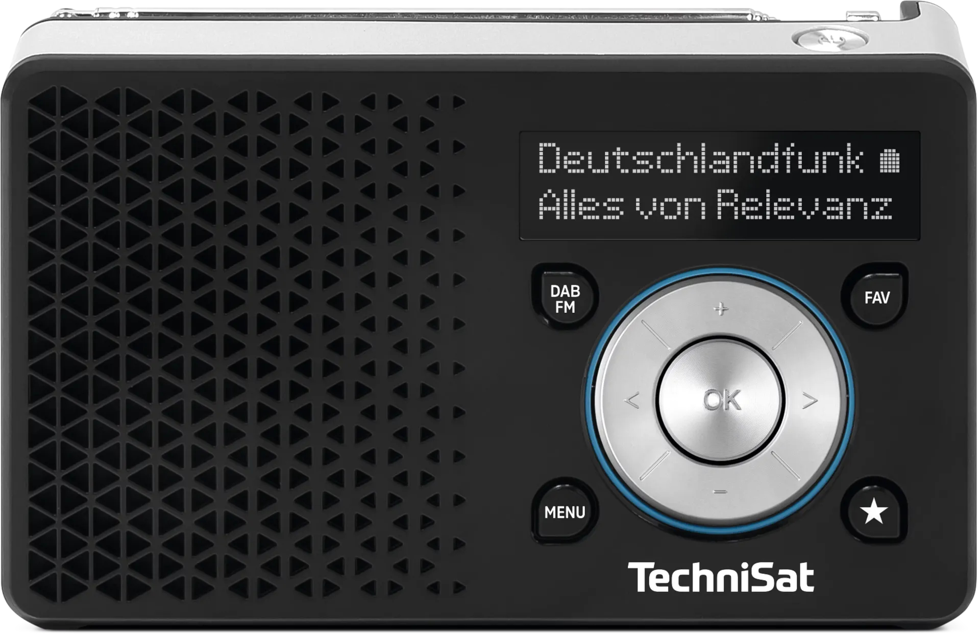 TechniSat DigitRadio 1 A DAB+ FM Radio Schwarz, Silber