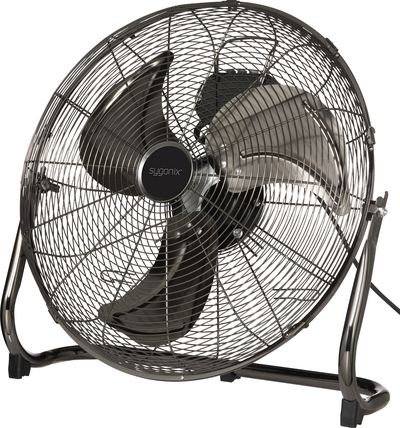 Sygonix Bodenventilator 120 W Schwarz (SY-6627268)
