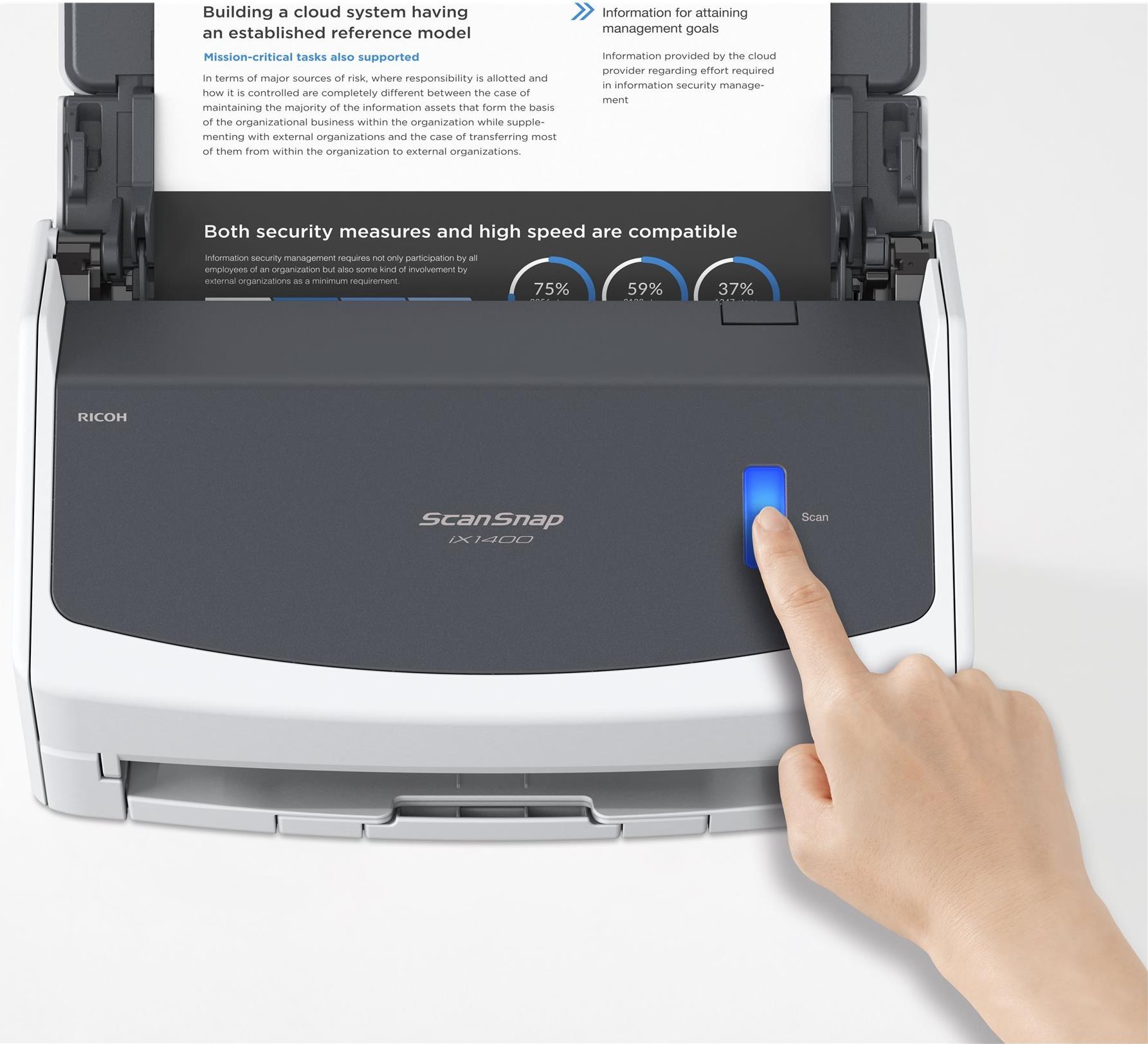 Ricoh ScanSnap iX1400 A4 600 x 600 dpi USB 3.2 Duplex Weiß