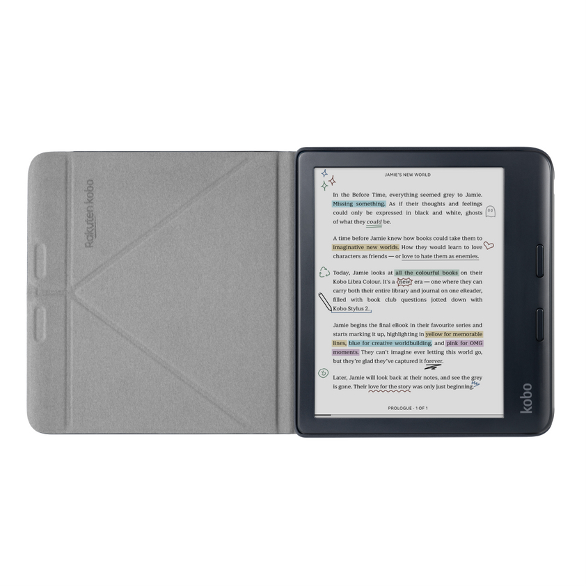 Kobo Libra SleepCover Flip-Hülle für eBook-Reader 7" Schwarz
