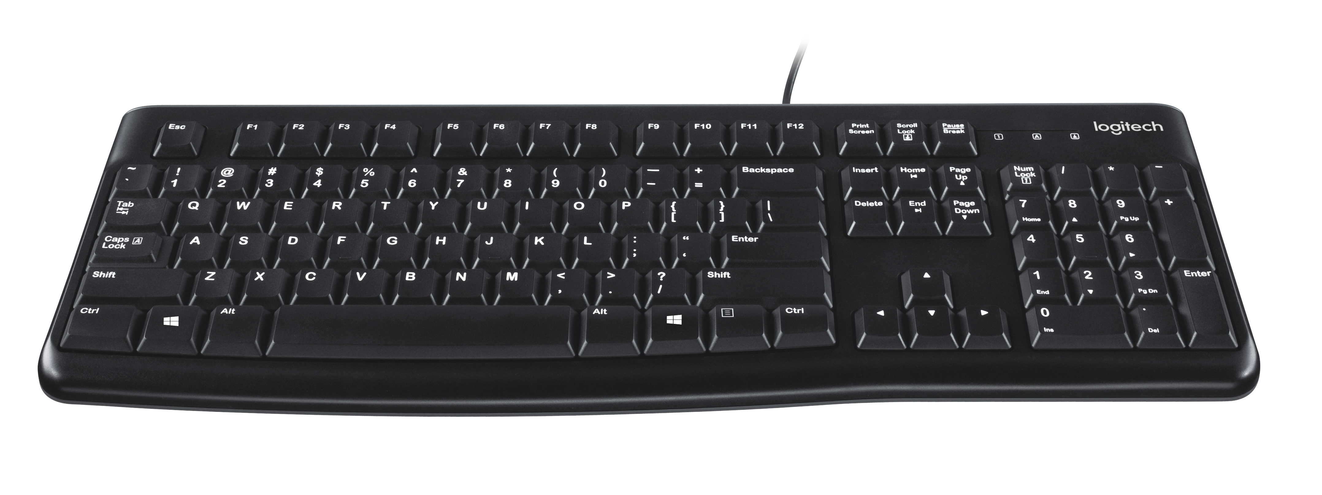 Logitech K120 for Business Tastatur USB US Layout Schwarz