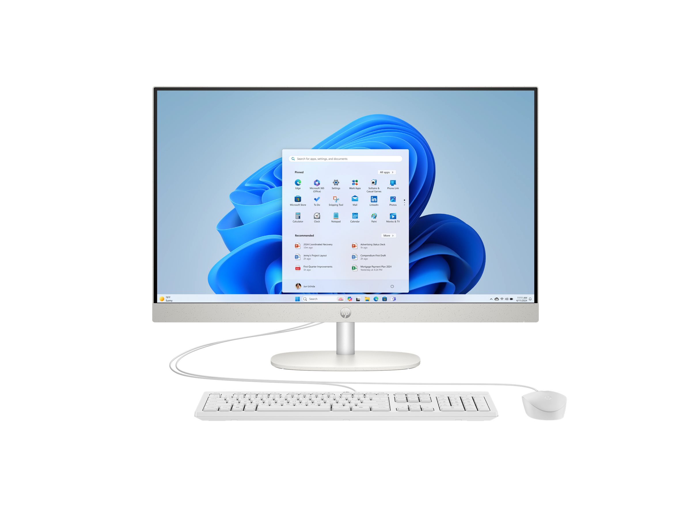 HP 27-cr2150ng 27" Intel Core Ultra 5 225U 16 GB RAM 512 GB SSD Shell White