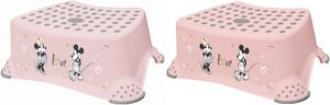 keeeper kids Tritthocker tomek "Minnie", nordic-pink mit Aufdruck, Tragkraft: 80 kg, Oberfläche und Füße gummiert - 1 Stück (1843158124700)