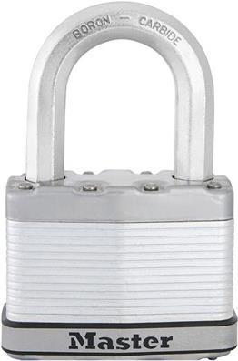 MASTER LOCK 52 mm breites Excell Vorhngeschloss aus beschichtetem Stahl mit 51 mm langem Bgel (M5EURDLH)