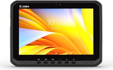 Zebra ET60, 25,7cm (10.1"), USB, USB-C, BT, WLAN, NFC, Android, GMS Tablet PC, 25,7cm (10.1"), kapazitiv, Multi Touch, 1920x1200 Pixel, Kamera (16MP), Front-Kamera (8MP), USB (3.0), USB-C, Bluetooth, WLAN (802.11ax), Audio, NFC, Qualcomm Octa Core, 2,7GHz, RAM: 8GB, Flash: 128GB, OS/Emulation, Android, Zubehör, inkl.: Google Mobile Services, Akku, 8920mAh, IP66 (ET60AW-0SQAGS00A0-A6)