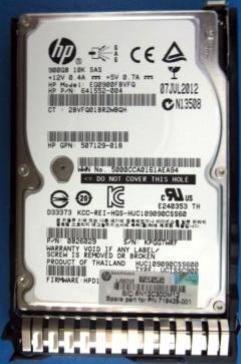 Hewlett Packard Enterprise HDD 900GB SAS 2.5"  10KRPM (719424-B21)