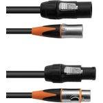 EUROLITE Kombikabel DT-2 DMX IP T-Con/3 Pin XLR 3m (30227791)