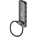 Goobay Slim 4-Port USB-Hub USB-C auf 10 Gbit/s - -Stecker> 4x (76565)