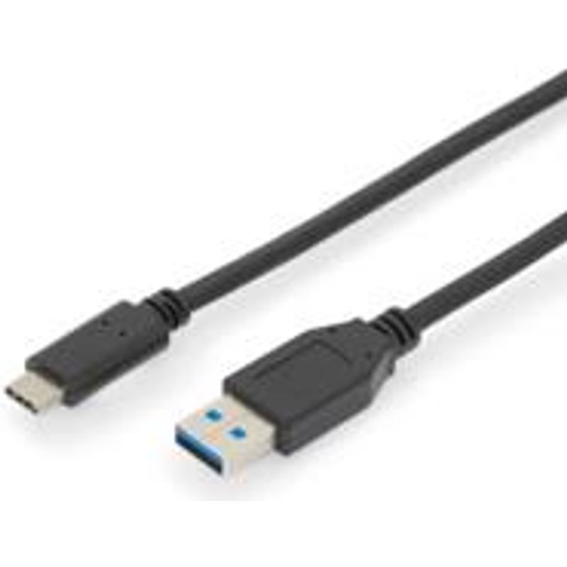 Digitus ASSMANN USB-Kabel USB-C M bis USB Typ A M AK-300146-010-S 