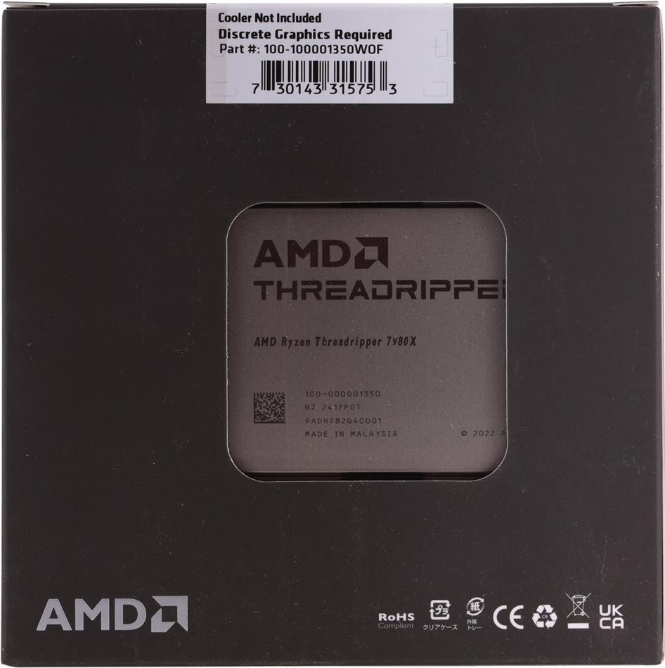 AMD Ryzen Threadripper 7980X 3,2 GHz 64 Kerne 256 MB Cache